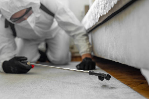 Professional Pest Control technician working in Coldstream, KY